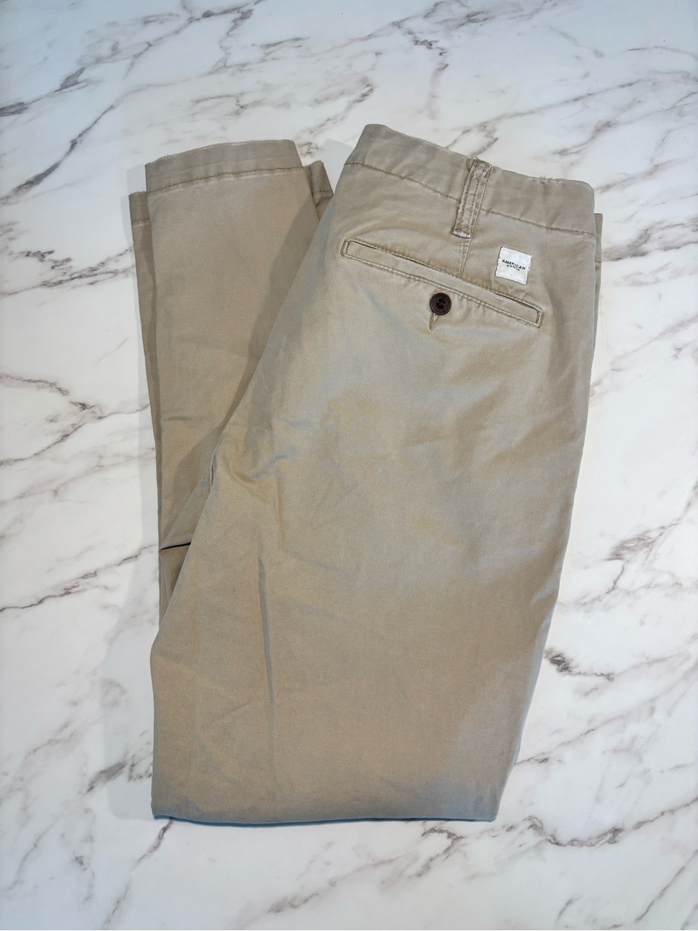 American Eagle Outfitters Men's Athletic Skinny Khaki Pants